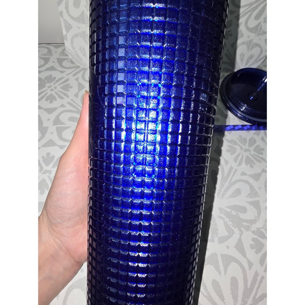 NWT Starbucks 2023 Summer Cobalt Blue Studded Tumbler – 24 oz Venti - Picture 7 of 13